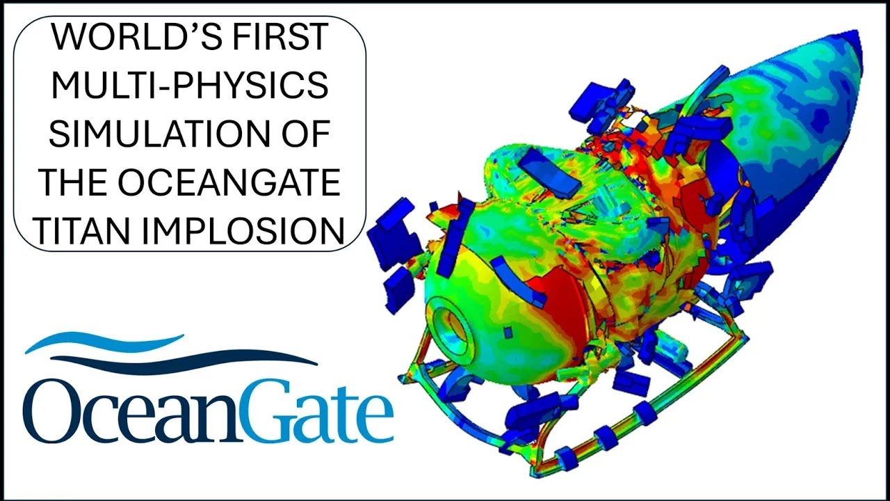 Oceangate 2024: The world's first multi-physics simulation of the Oceangate TITAN