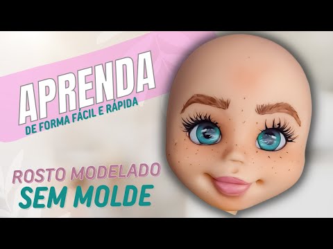 Biscuit | Porcelana Fria | Rosto modelado | Sem moldes