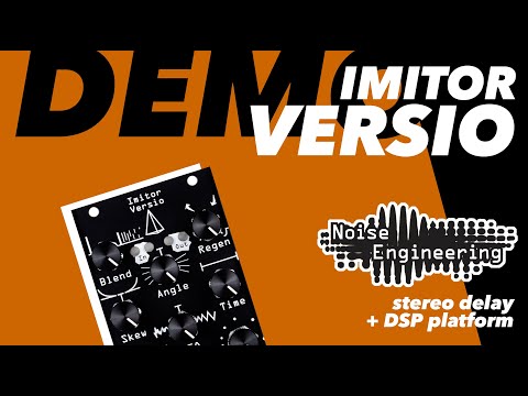 Imitor Versio - stereo delay module and DSP platform for Eurorack