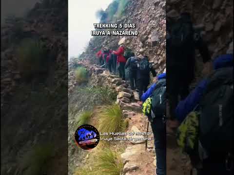 TREKKING IRUYA A NAZARENO DESDE ABRIL A NOVIEMBRE  #LASHUELLASDENESTOR  #ARGENTINA #SALTA