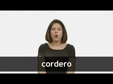 How to pronounce CORDERO in European Spanish