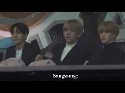 180110 BTS Reaction to Wanna One @Golden Disk Awards 2018