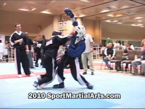 Unknown v Joshua Pittman - Men's team sparring - 2010 Golden Gate Int'ls
