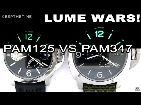 LUME WARS! #15 | Panerai PAM125 40mm VS PAM347 44mm ⌚️💡 🔦