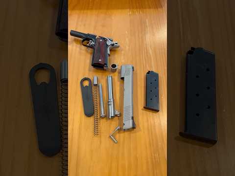 How To Field Strip A 1911 Handgun Kimber Custom CDP II 45 ACP