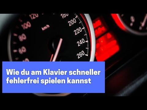Wie du am Klavier schneller spielen kannst