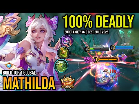 MATHILDA BEST BUILD 2025 | BUILD TOP 1 GLOBAL MATHILDA GAMEPLAY | MOBILE LEGENDS✓