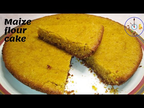 Maize flour cake | Makai k aate ka cake | Cake Recipe