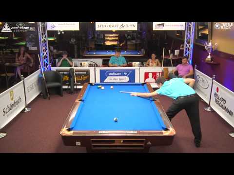 Stuttgart Open 2015, No. 12, Sebastian Ludwig vs. Thomas Gollowitsch, 10-Ball, Pool-Billard