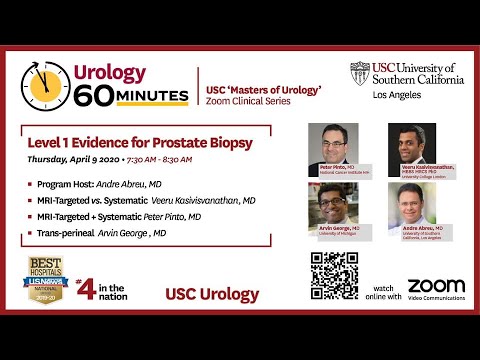 Urology 60 Minutes - Episode 3 - Level 1 Evidence for Prostate Biopsy.