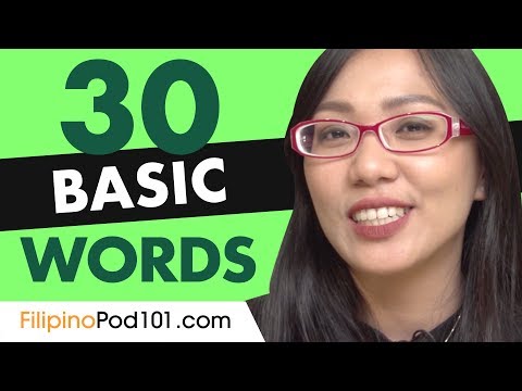 30 Beginner Filipino Words (Useful Vocabulary)