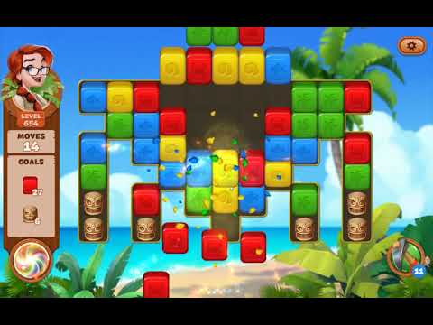 Lost Island Blast Adventure Level 654 NO BOOSTERS  A S GAMING
