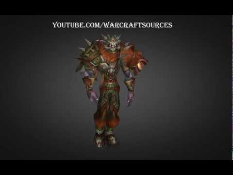Night Elf Hunter Challenge Mode Set - Howling Beast Armor