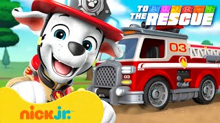 Download lagu PAW Patrol's Fire Rescue To The Rescue! 🧯🚂 w/ Marshall & Rocky | Nick Jr. mp3