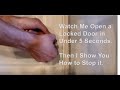 Open a Locked Door Without a Key in Under 5 Seconds - Locksmith Recommended