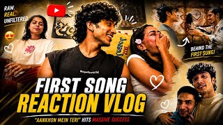 My first song 🎵 reaction 😳ft @Akankshachoudhary_official @VarunYadavLa