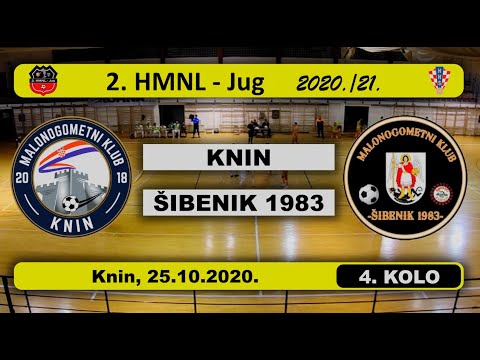 2. HMNL Jug, 4. KOLO: KNIN - ŠIBENIK 1983  3:3, 25.10.20120