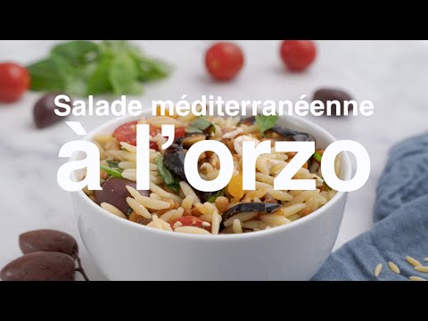 Salade méditerranéenne à l’orzo