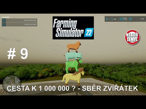 , title : 'Farming Simulator 22 SBĚRATELSKÉ PŘEDMĚTY - krávy, prasata, koně, ovce - ep.1/3 #9'