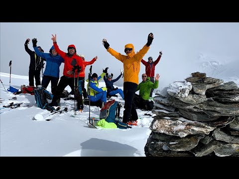 Skitour 2021 SAC Bodan Trilogie im Avers