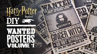 Wanted Posters DIY - Volume 1