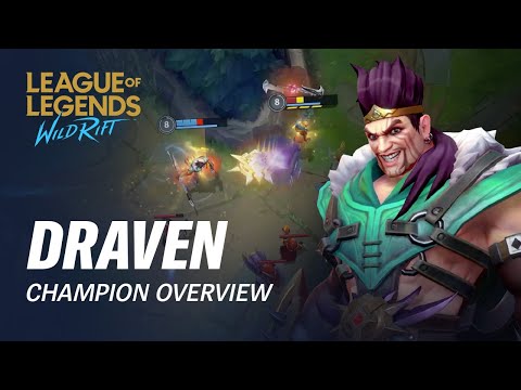 Draven Champion Overview | Gameplay - League of Legends: Wild Rift