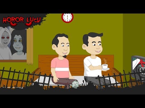 Kartun Hantu Pocong Wanita Tukang Pijat - Funny Cartoon 