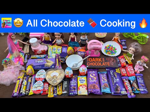 வசந்த காலம் Episode-273 | All Chocolate Surprise Opening & Cooking In Barbie 🤩| Classic Barbie Show