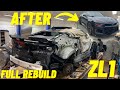 SUPERCHARGED CAMARO ZL1 FULL REBUILD IN 19 MINS OR LESS