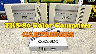 1980's Radio Shack TRS-80 Color Computer Cartridge Exploration and Play