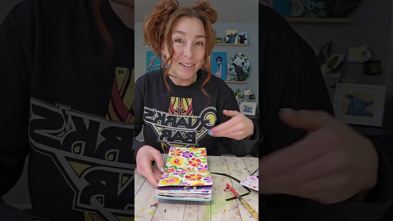 Beginner Friendly Watercolor Flower Pattern Painting Tutorial!