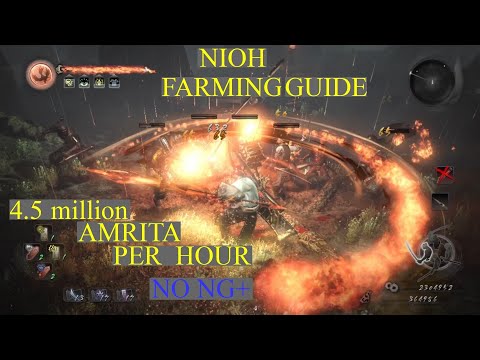 Nioh Ver. 1.22 - Extreme Farming Guide - NO NG+, FIRST RUN