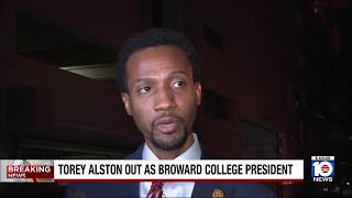 Torey Alston no longer president of Broward College after reaching settlement with school