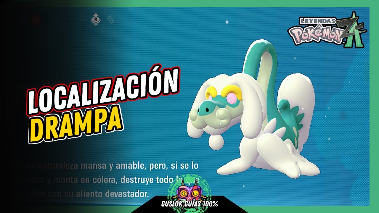 UBICACIÓN de DRAMPA | GUÍA 100% | 💯Leyendas Pokemon: Z-A🏆 UBICACIÓN de DRAMPA | GUÍA 100% | 💯Leyendas Pokemon: Z-A🏆