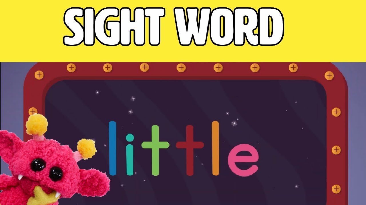 LITTLE - Let's Learn the Sight Word LITTLE with Hubble the Alien! | Nimalz Kidz! Songs and Fun!
