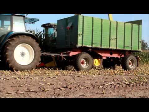 Lohnunternehmen Jürgens bei der Maisernte [HD]