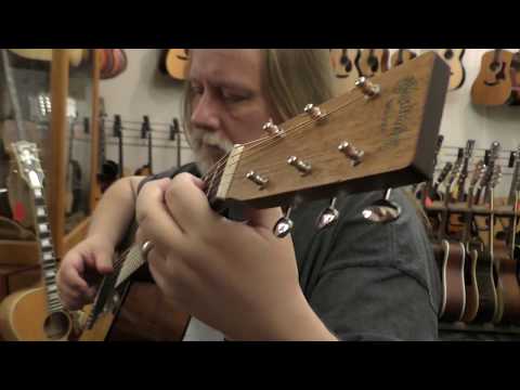 Demoing a Martin 00 DB Jeff Tweedy at Elderly Instruments - 11/30/17