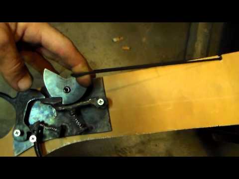 Crossbow build part1 trigger mechanism