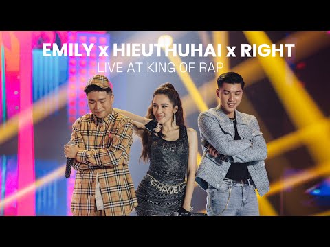 EMILY x HIEUTHUHAI x RIGHT - Mượn Rượu Tỏ Tình (Live at King of Rap 2020)