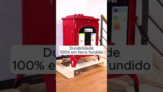 Salamandra a Lenha em Ferro Fundido – Invicta Seville 2 #bioflame #invicta