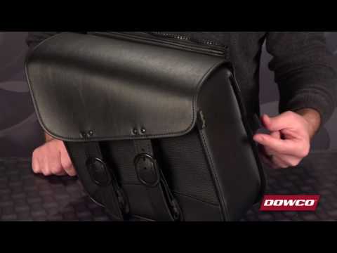 Dowco Willie & Max Black Jack Motorcycle Saddlebags