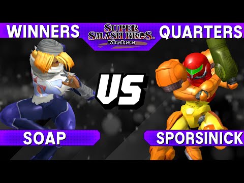Smash Melee - Soap (Sheik) vs Sporsinick (Samus) - S@LT 207 Winners Quarters