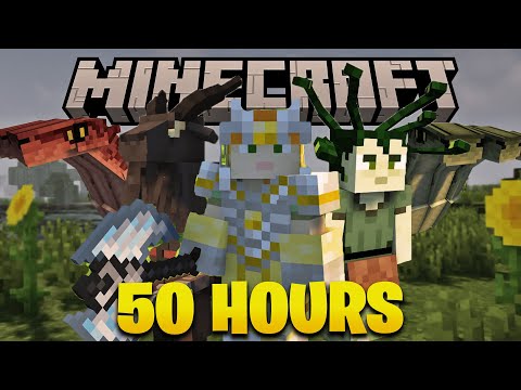 Unbelievable! Surviving 50 Hours In HARDEST Minecraft Mod!