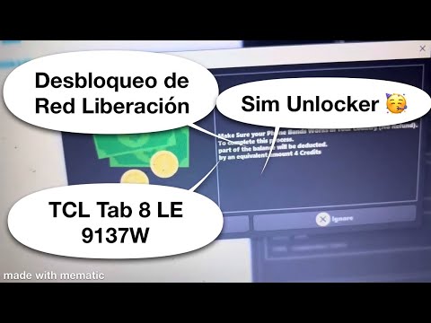 Network Unlock / Release Tablet TCL TAB 8 LE 9137W Sim Unlocker Explained in Detail 😱🚂🙊🫡🥳👀