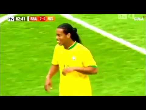Friendly ● Brazil 4-0 New Zealand ● 4June2006 ● Full Highlights