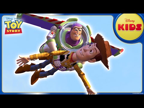Buzz and Woody’s Friendship 👨‍🚀🤠 | Pixar's Toy Story | @disneykids