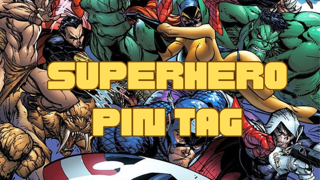SUPERHERO PIN TAG