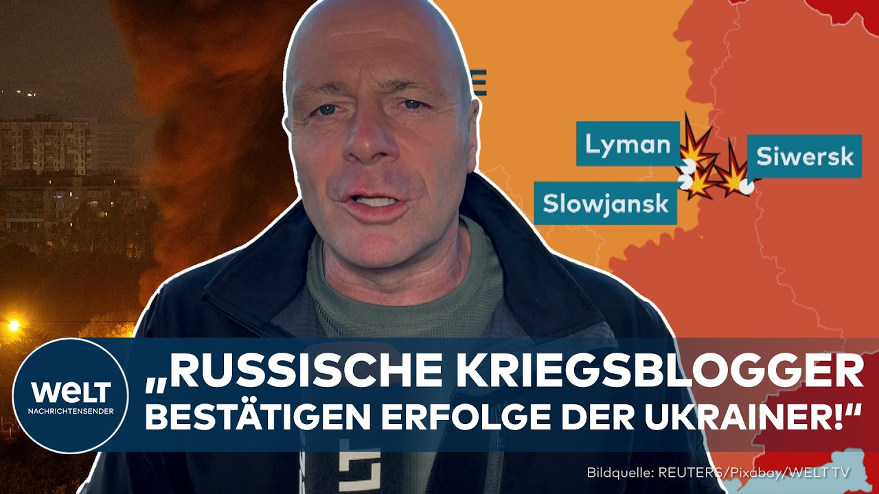 UKRAINE-KRIEG: "Das ist für Russen ein großes Problem!" Gegenangriffe bei Lyman stoppen Vormarsch
