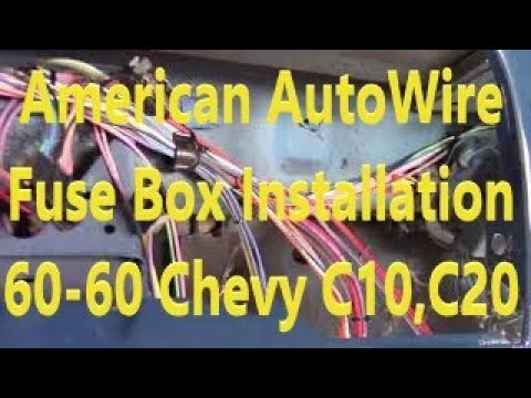 American Autowire 1960-66 Chevy Truck C10 / C20 PART# 500560 #americanautowire #classicchevytrucks