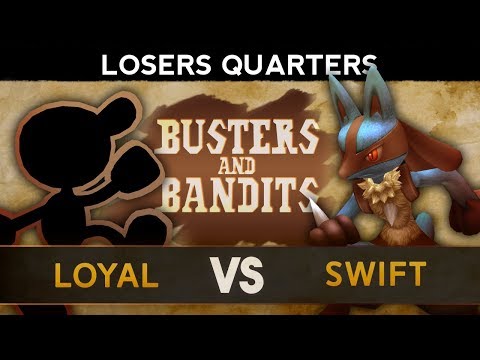 Busters & Bandits 2 - Losers Quarters ft. Swift (Lucario) VS LoyaL (Game&Watch)